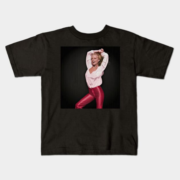 Cheryl Ladd Kids T-Shirt by fonchi76